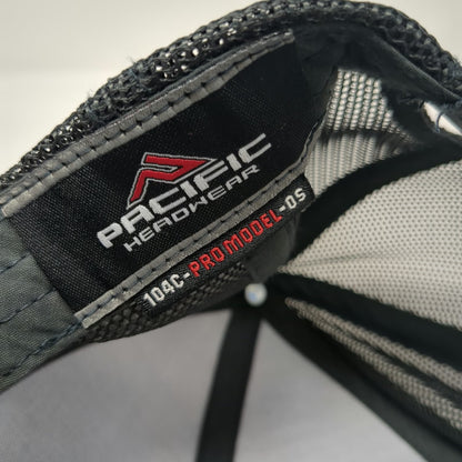 Pacific Headwear Trucker Hat Blue One Size Merrick Mesh Back Snapback hat