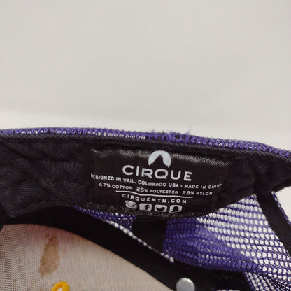 Snowbird Mountain Snapback Mesh Back Trucker Hat Multi One Size