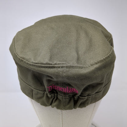 Mickey Mouse Fitted Cadet Army Hat Green One Size Embroidered Disneyland