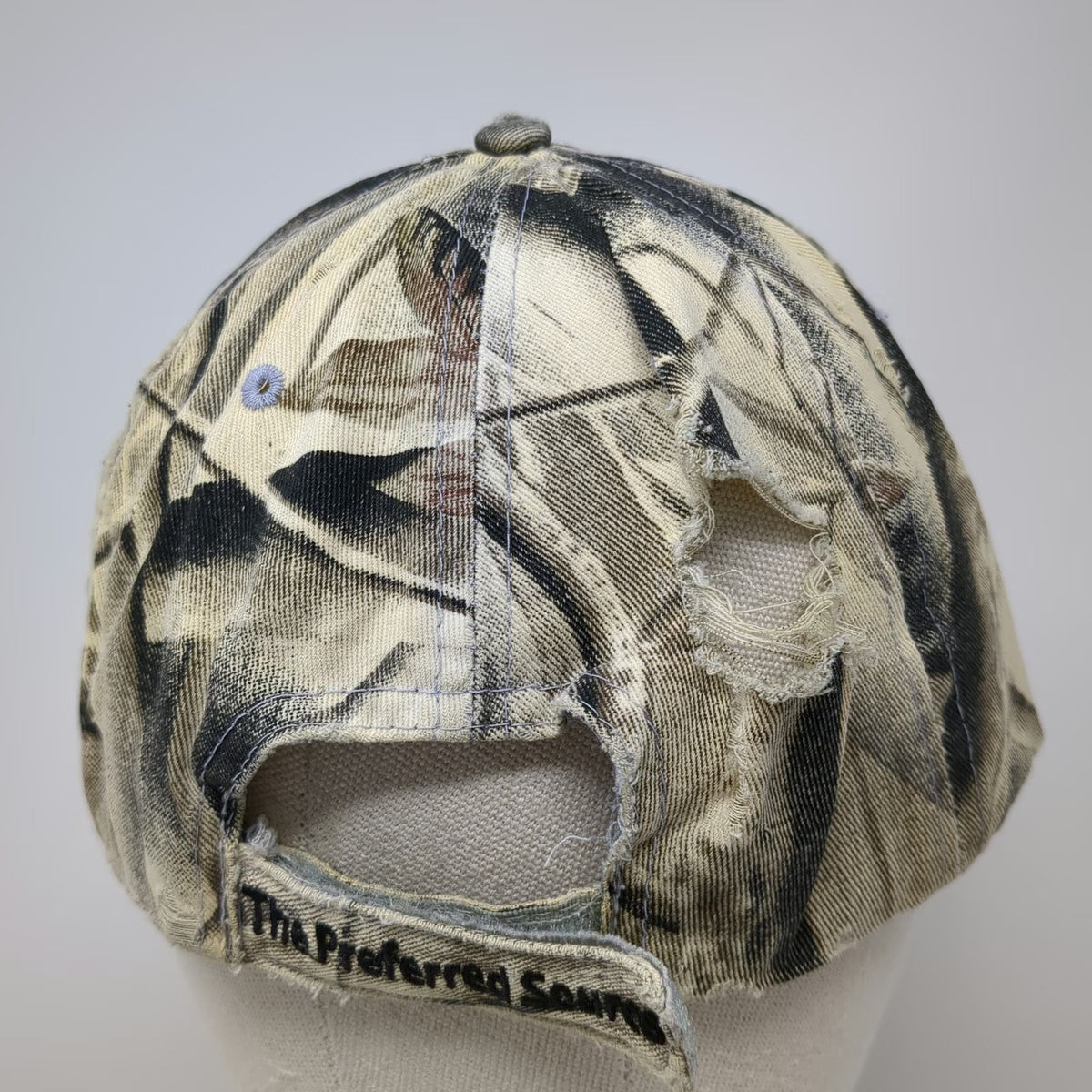 Hoxer Headwear Baseball Cap Beige Green One Size Camo Idaho Sand & Gravel Hat