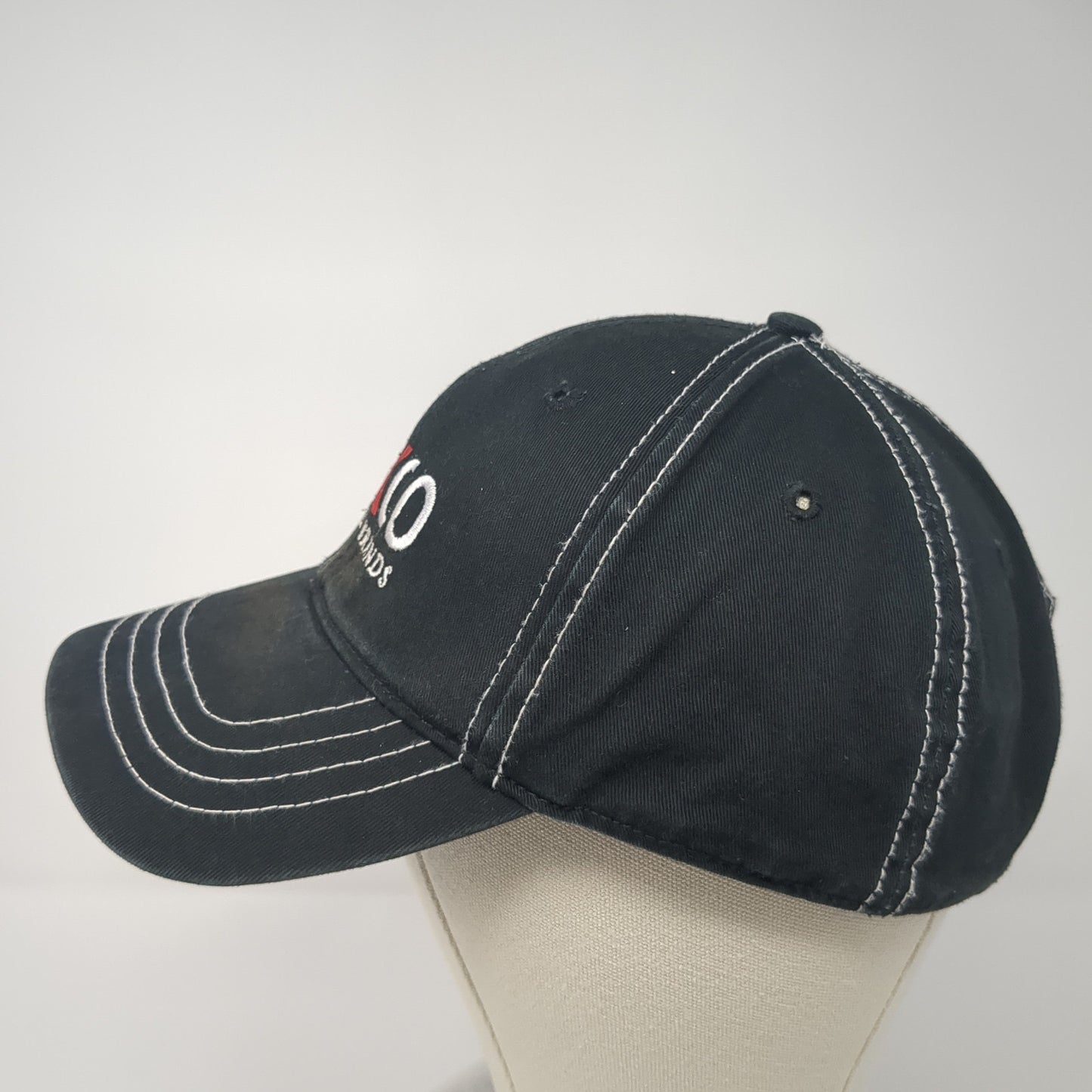 Luxco Spirited Brands Strapback Hat Black One Size Adjustable Stylemaster