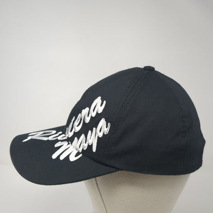 Riviera Maya Mexico Baseball Cap Black OS Adjustable Embroidered Expressate