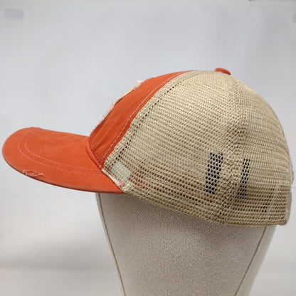 Dog Mom Strapback Trucker Hat Ponytail Multi One Size Southern Junkie