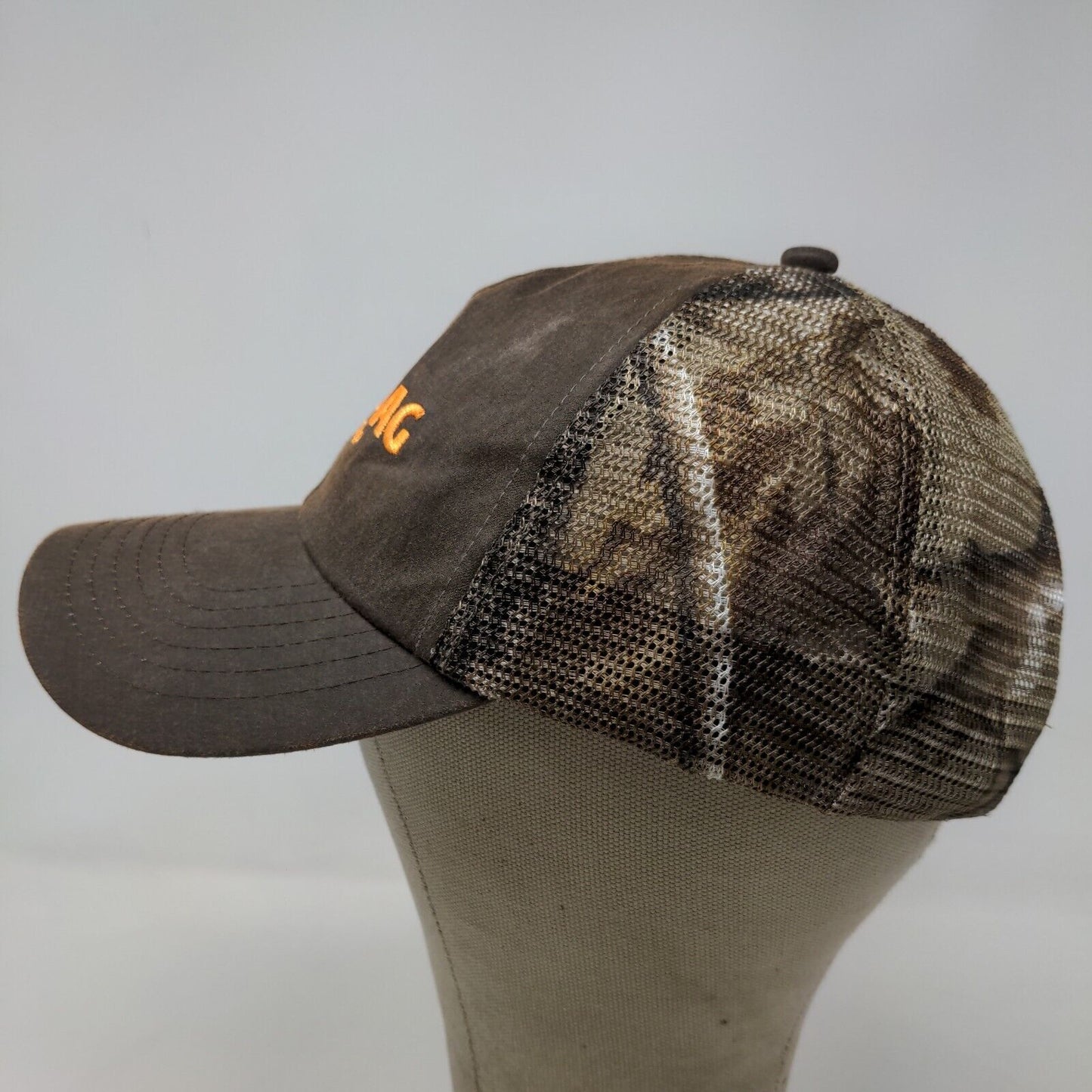 Realtree AP Men's Strapback Mesh Back Hat Camo Brown OSFA Embroidered Bomag