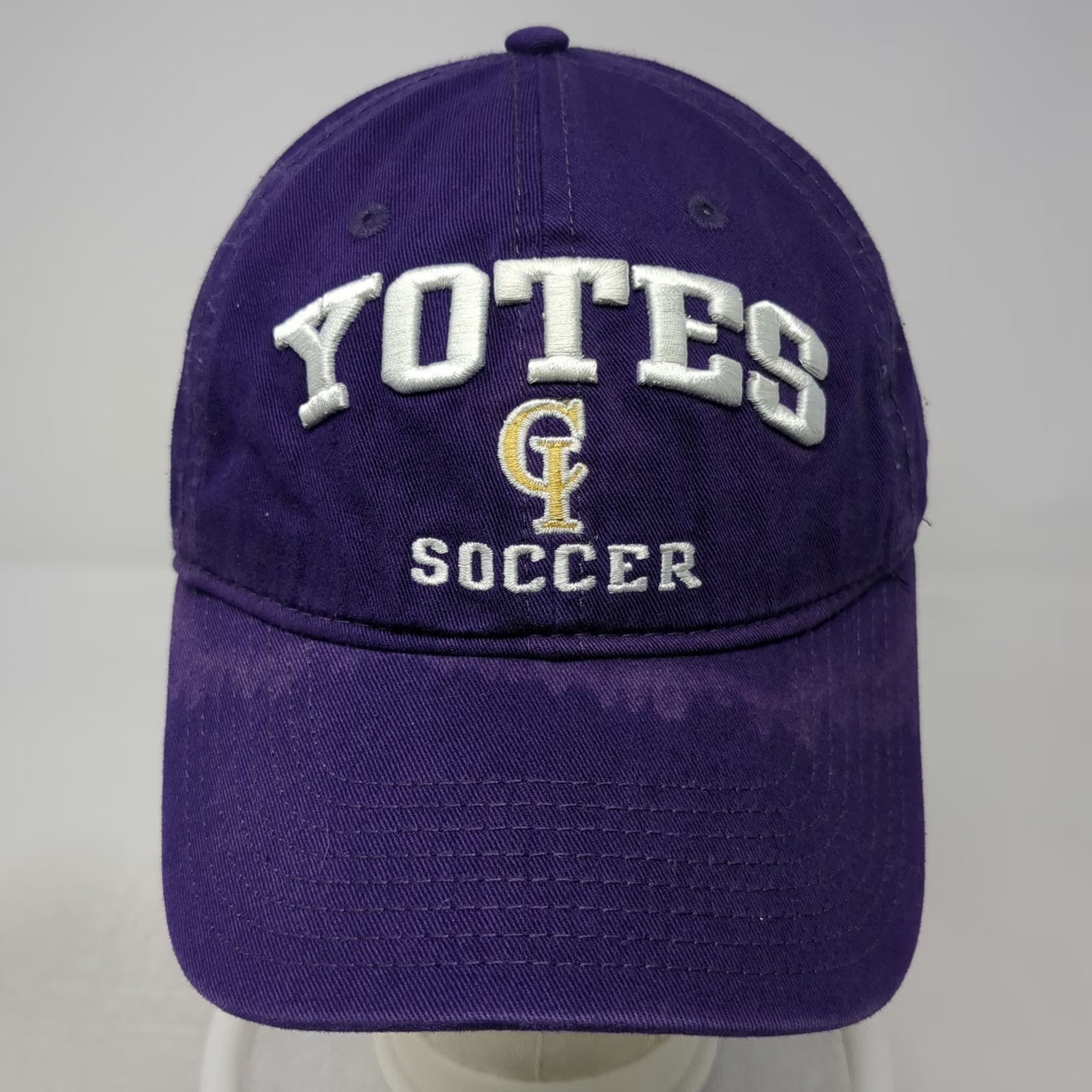Champion College of Idaho Yotes Soccer Purple One Size Adjustable Hat Cap