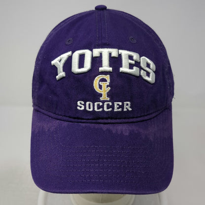 Champion College of Idaho Yotes Soccer Purple One Size Adjustable Hat Cap