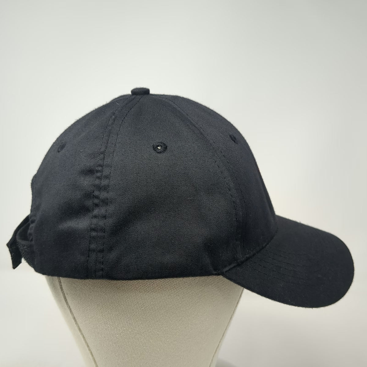 Ruger Baseball Cap Black Red One Size Strapback Embroidered Eagle Logo Hat