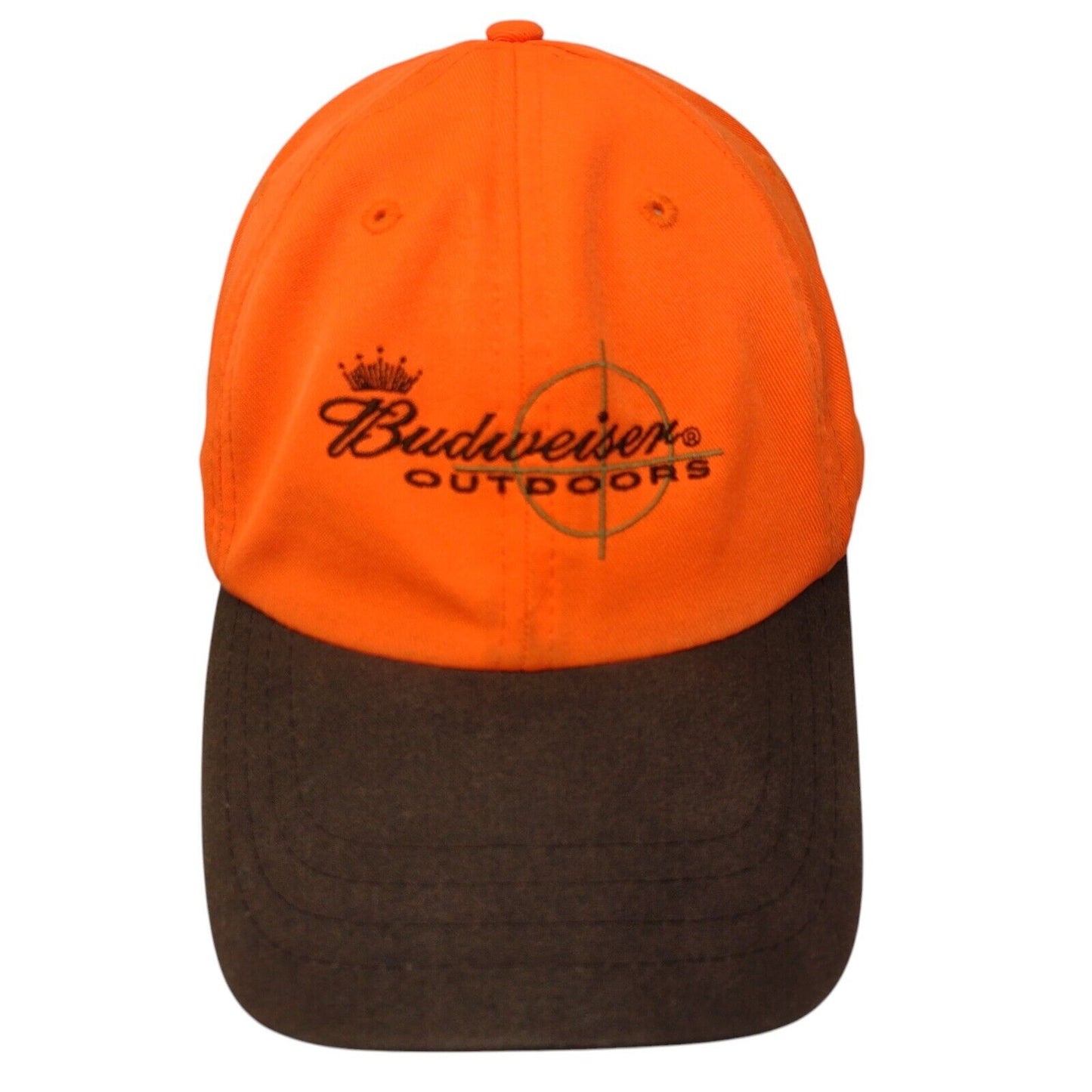 Budweiser Outdoors Slideback Hat Multicolor OSFA Adjustable Embroidered 6 Panel
