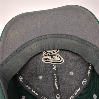 Richardson Pulse Fitted Hat Green XS-S Embroidered Letter B 6 Panel