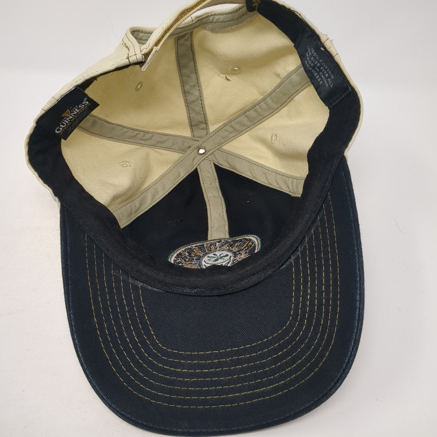 Guinness Keeps Its Head Strapback Hat Multi One Size 6 Panel Colorblock