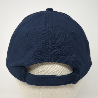News 4 Storm Mode Strapback Hat Blue One Size Embroidered Hit Wear