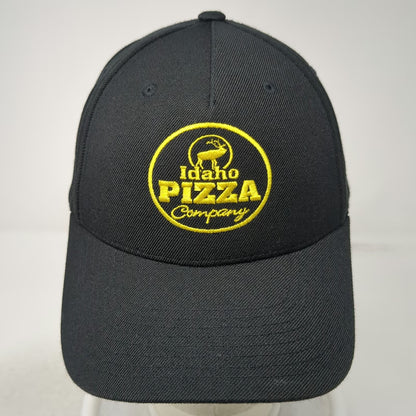 Yupoong 5 Panel Black One Size Idaho Pizza Company Snapback Hat Embroidered
