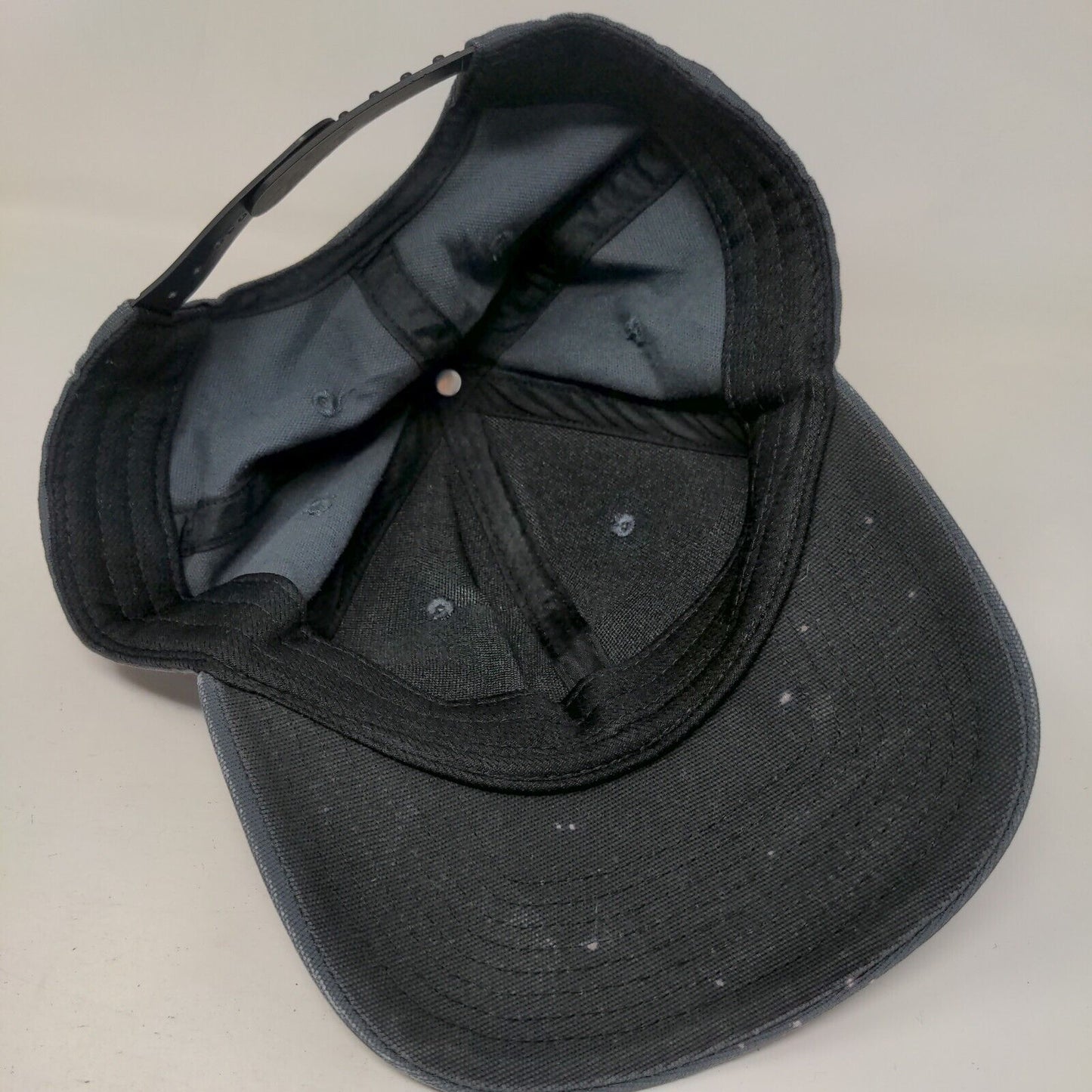 Genuine Dickies Snapback Hat Gray One Size Adjustable Solid Vent Holes