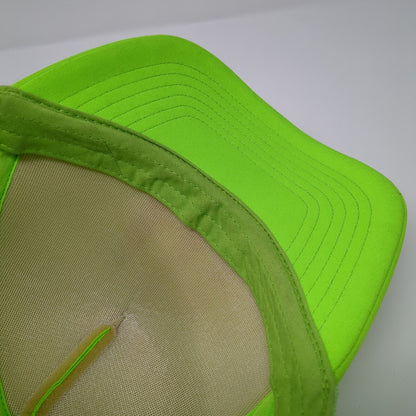 Live Hi Snapback Trucker Hat Green OSFA Adjustable Mesh Back 6 Panel Polyester