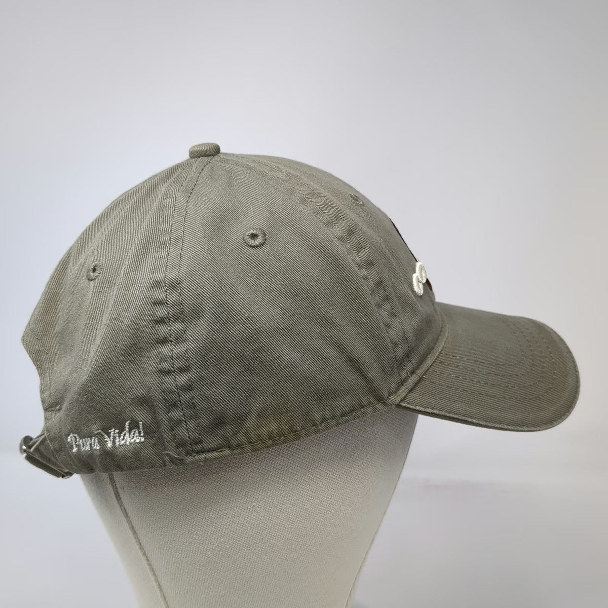 Arte & Metal Baseball Cap Green One Size Costa Rica Pura Vida Embroidery Hat