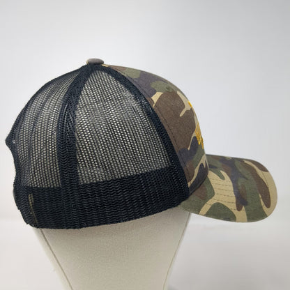 Paramount Trucker Hat Green One Size Camo Dutton Ranch Yellowstone Mesh Snapback