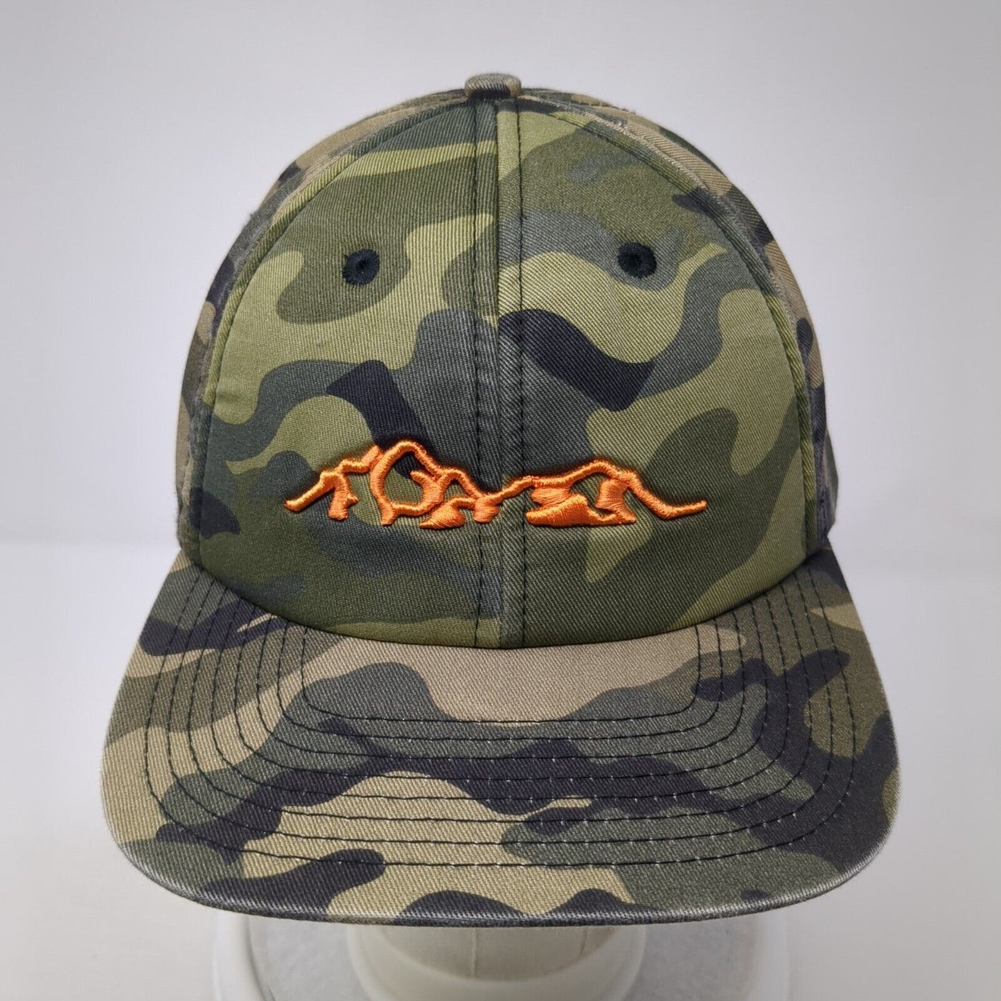 Mtn Land Snapback Hat Camo One Size Adjustable Embroidered Paramount