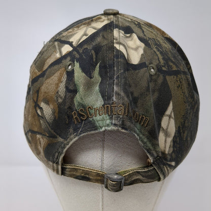 RSC Equipment Rental Slideback Hat Camouflage OSFA Embroidered 6 Panel Cotton