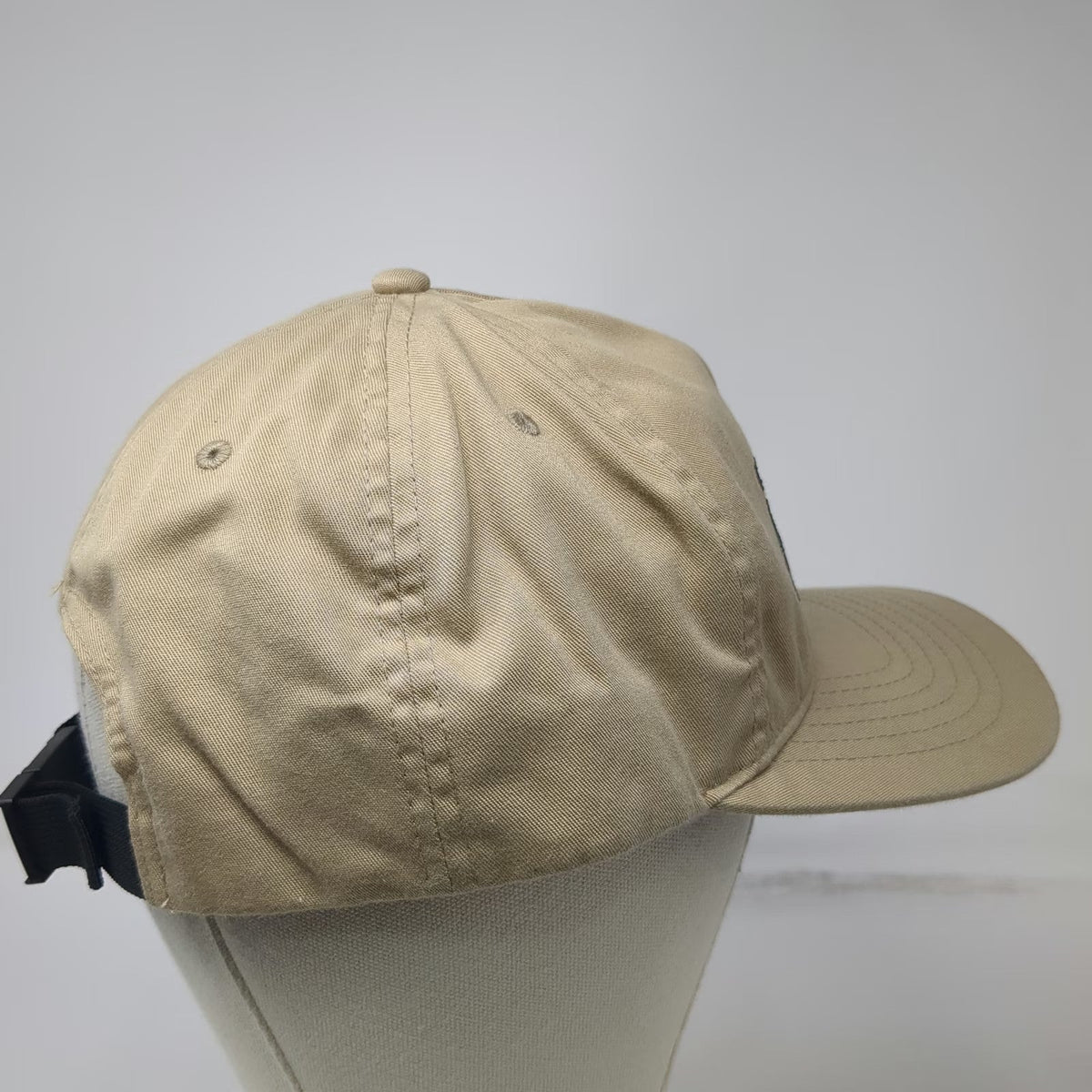 Mountain Hardwear 5 Panel Beige OSFM Strapback Embroidered Logo Nut Graphic hat