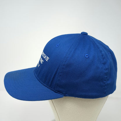 Port Authority Baseball Cap Blue White Red XL Flexfit Interstate Electric Hat