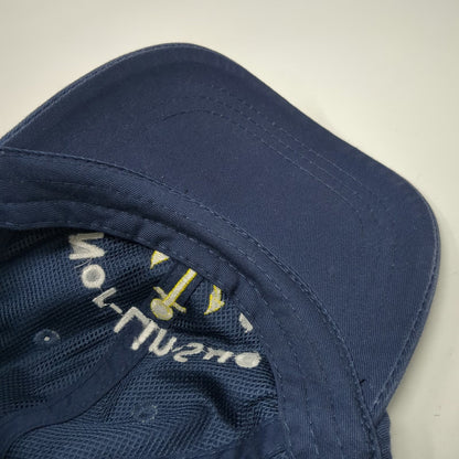 Adams Baseball Cap Blue One Size Nor-Lin-Sue Jen Anchor Leather Strapback Hat