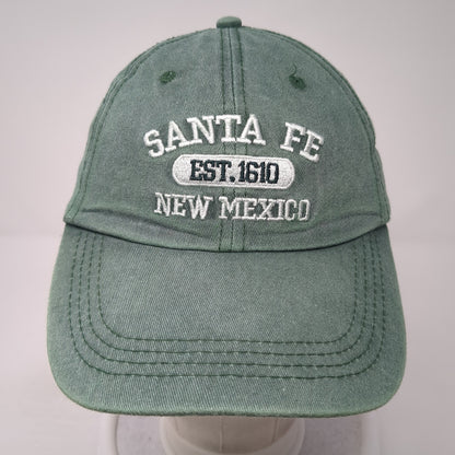 Santa Fer Est. 1610 New Mexico Baseball Cap Green OS Adjustable Crazy Apparel