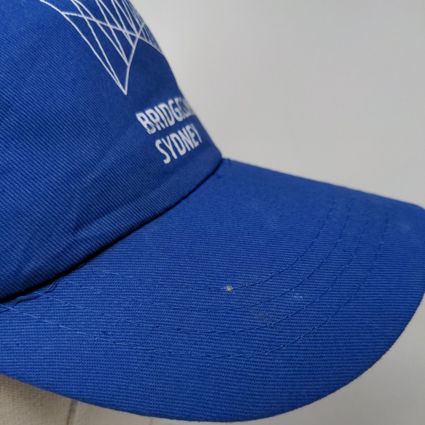 Bridgeclimb Sydney Strapback Hat Blue OSFA Adjustable 6 Panel Cotton