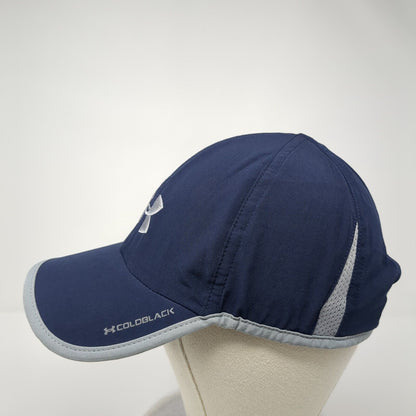 Under Armour Cold Black Strapback Hat Blue One Size Adjustable Outdoor