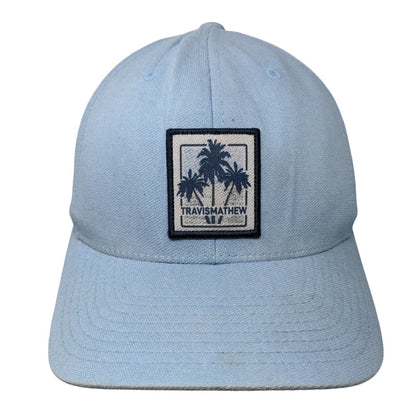 Travis Mathew Patch Snapback Hat Blue One Size Yupoong Flexfit 110