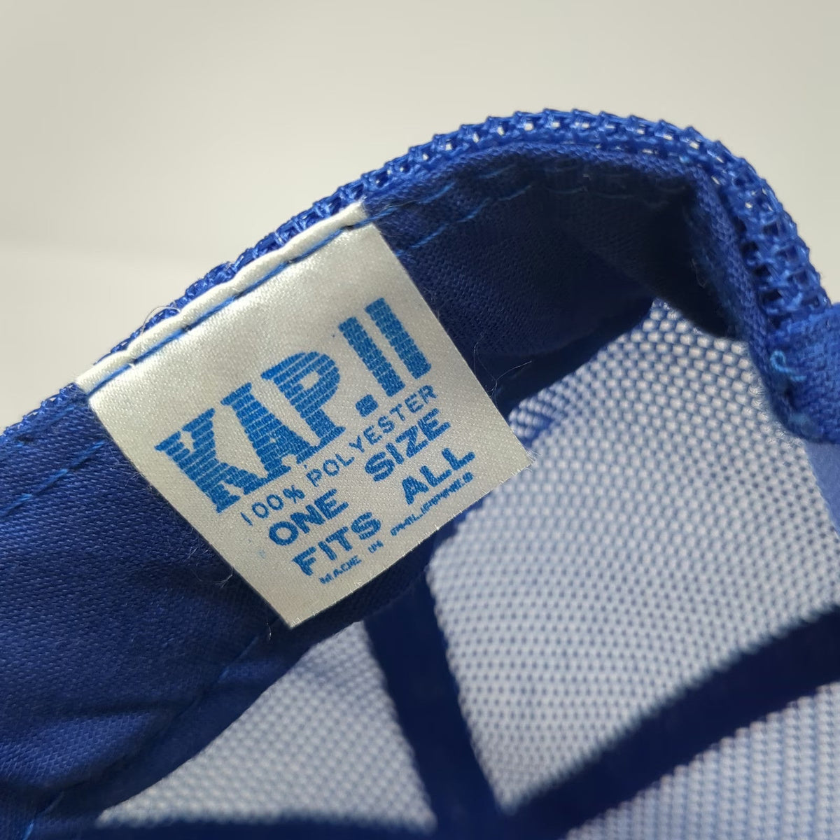 KAP.II Trucker Hat Blue One Size Spencer Fluid Power Industrial Graphic Mesh