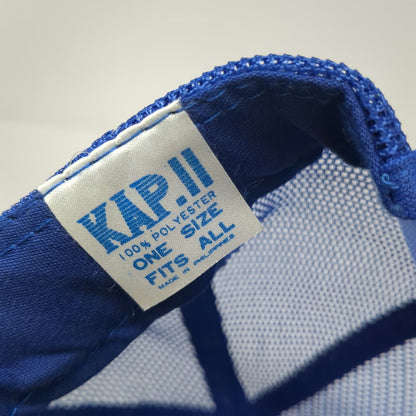 KAP.II Trucker Hat Blue One Size Spencer Fluid Power Industrial Graphic Mesh