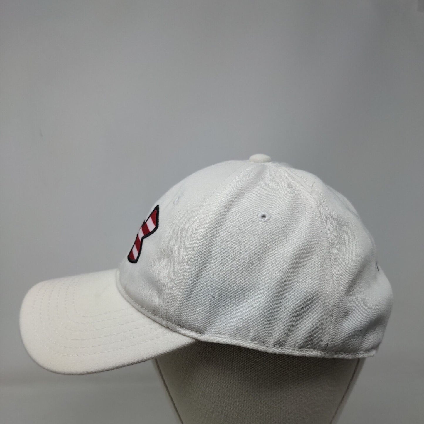 Under Armour Snapback Hat Cream OSFA Adjustable Embroidered Patriotic 6 Panel