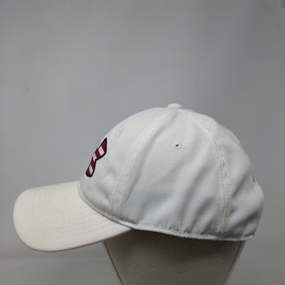 Under Armour Snapback Hat Cream OSFA Adjustable Embroidered Patriotic 6 Panel