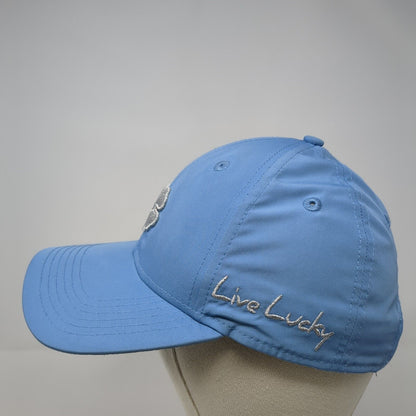 Black Clover Toggle Back Hat Blue One Size Adjustable Solid Live Lucky