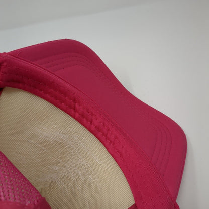 AXID Snapback Mesh Back Trucker Hat Pink One Size Adjustable Colorblock
