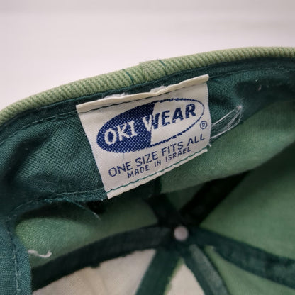 Oki Wear Baseball Cap Green One Size Cypress Cove CC Embroidered Slideback Hat