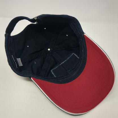 Tommy Hilfiger Slideback Hat Blue One Size Adjustable Solid 6 Panel