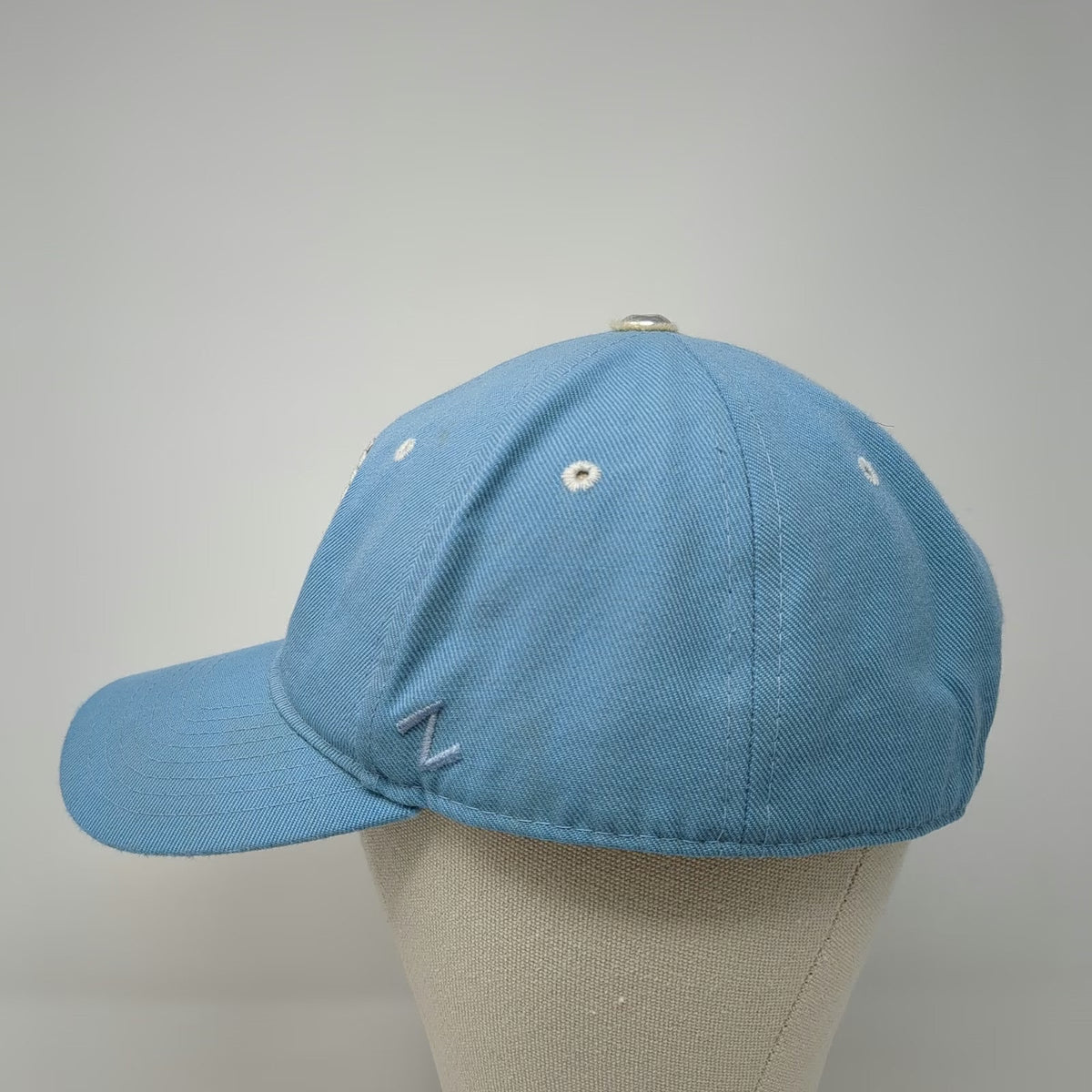North Carolina Tar Heels NCAA Zephyr Blue 7 5/8 Hat Foot NC Logo Wool Blend