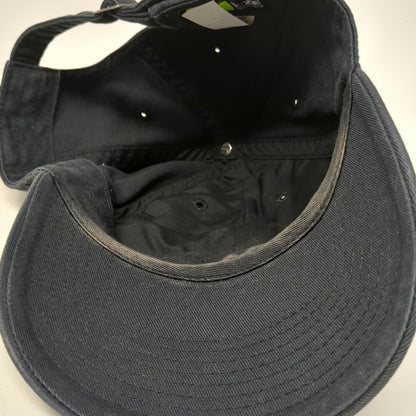 Nike Baseball Cap Black One Size Adjustable Heritage86 Swoosh Logo Strapback Hat