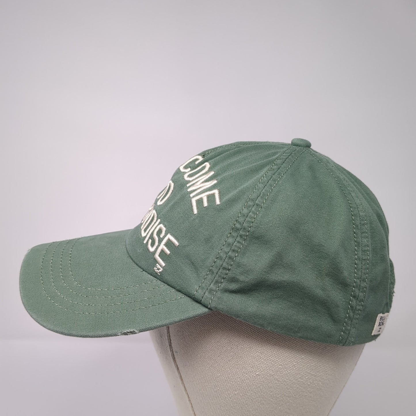 Welcome To Pardise Slideback Baseball Cap Green One Size Adjustable Billabong