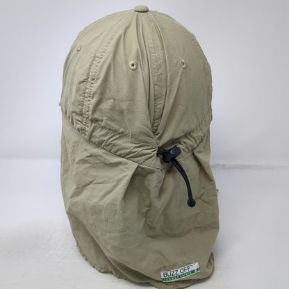 ExOfficio Baseball Cap Green One Size Hat Neck Flap Sun Insect Shield Toggle
