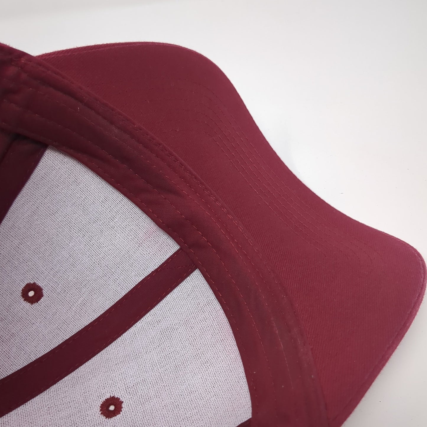 Sportsman Strapback Baseball Cap Red One Size Adjustable Lightweight Blank
