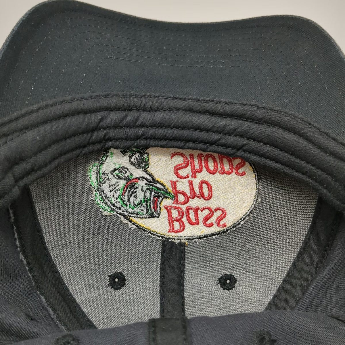Bass Pro Shops Snapback Black One Size Embroidered Logo Adjustable Fishing Hat