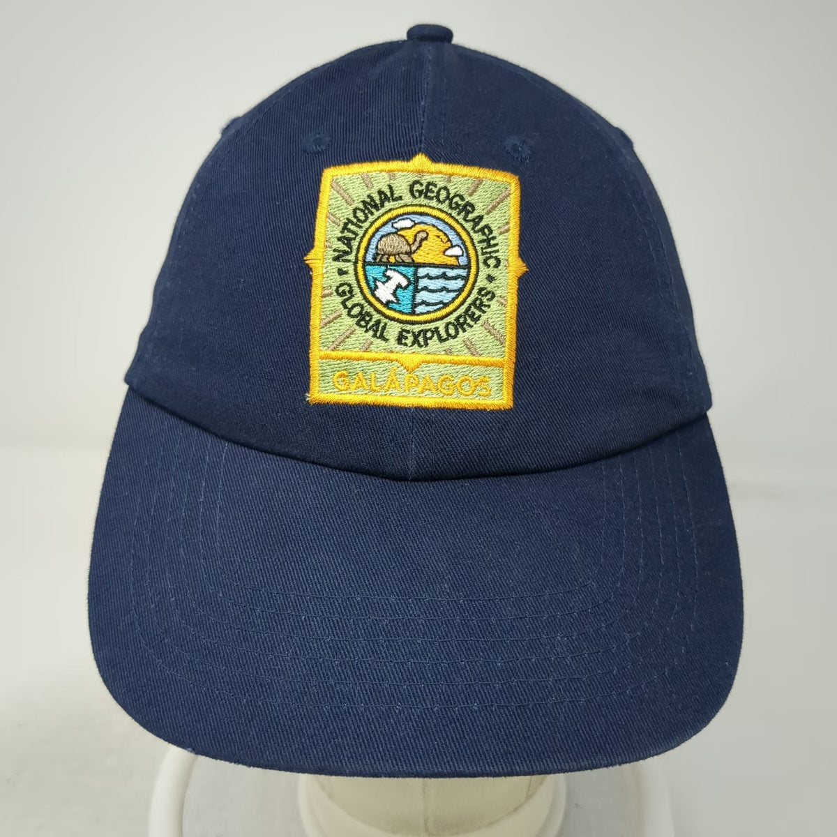 Strong-Caps Cap Blue National Geographic Galapagos Strapback Hat Vintage