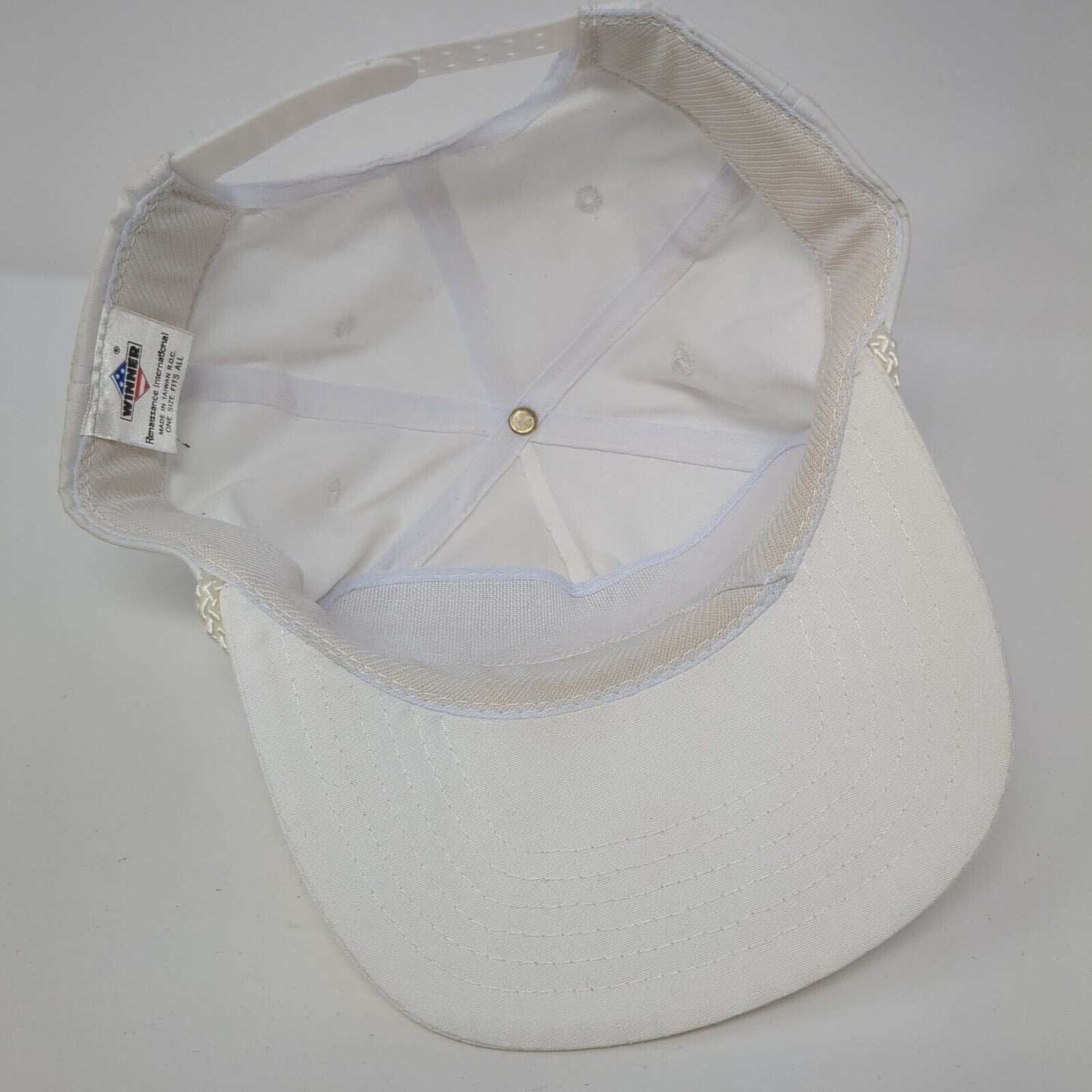 Simplot 50th Anniversary Snapback Hat White One Size Adjustable Rope Winner
