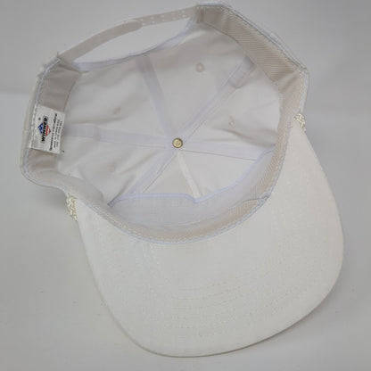 Simplot 50th Anniversary Snapback Hat White One Size Adjustable Rope Winner
