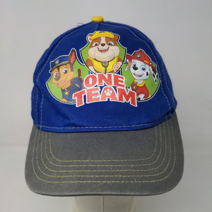Nick Jr. Boy's Snapback Hat Blue OSFM Paw Patrol Graphic Logo Nickelodeon