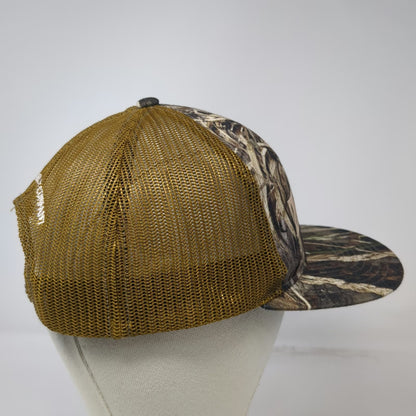 Richardson Trucker Hat Brown Camo One Size New West Building Company Snapback