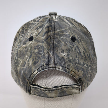 Hendry Corporation Strapback Hat Multi One Size Camo USA Flag Hunting