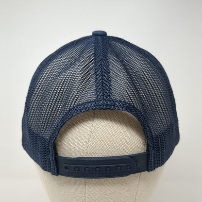 Northwest Snapback Trucker Hat Blue OS Adjustable Mesh Back Classics Yupoong